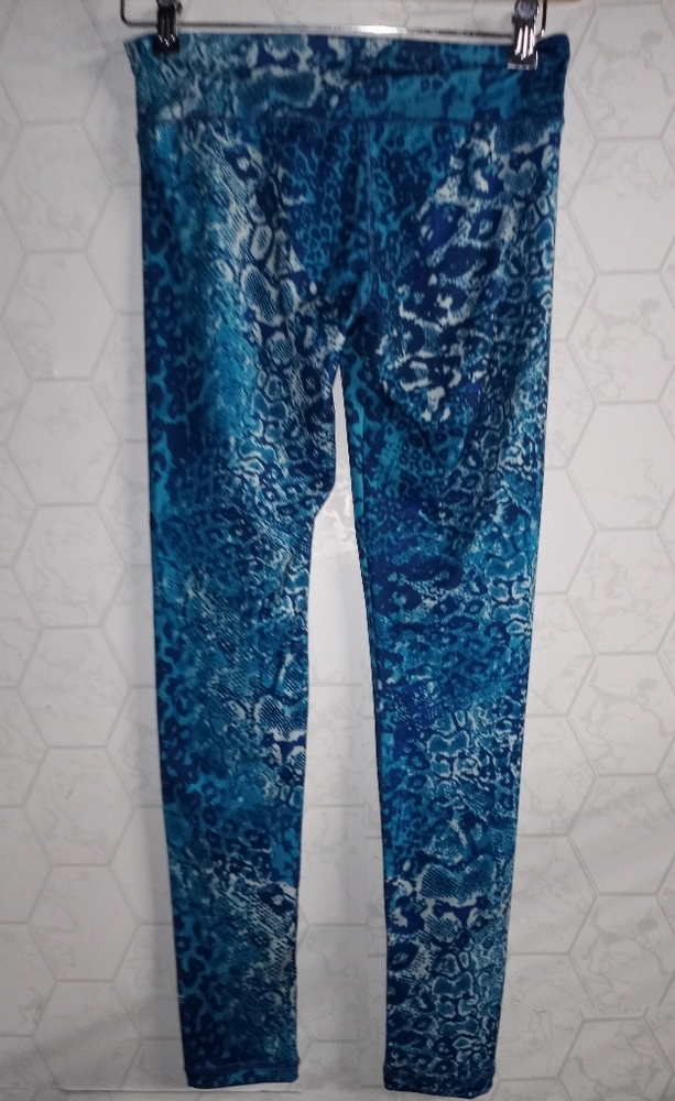 Blue Patterned Leggings - Picture 5 of 7